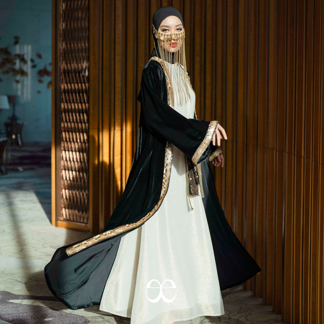 Midnight Gilded Dress - Couture Collection