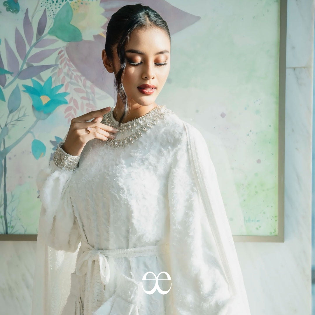 Ivory Celestia Dress - Couture Collection