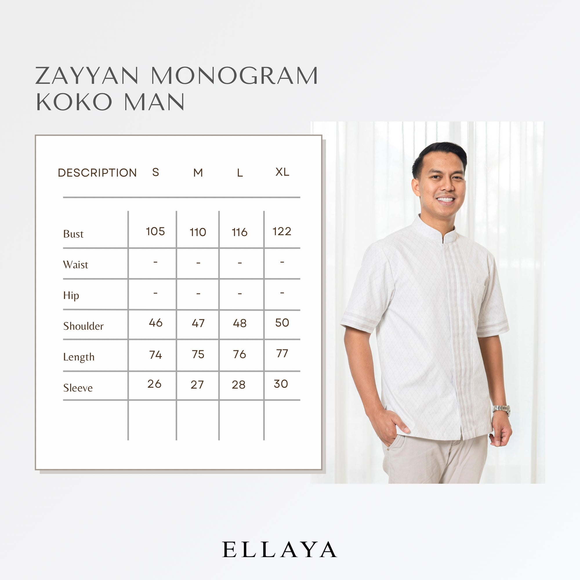 Zayyan Monogram Koko Man - Samira Series