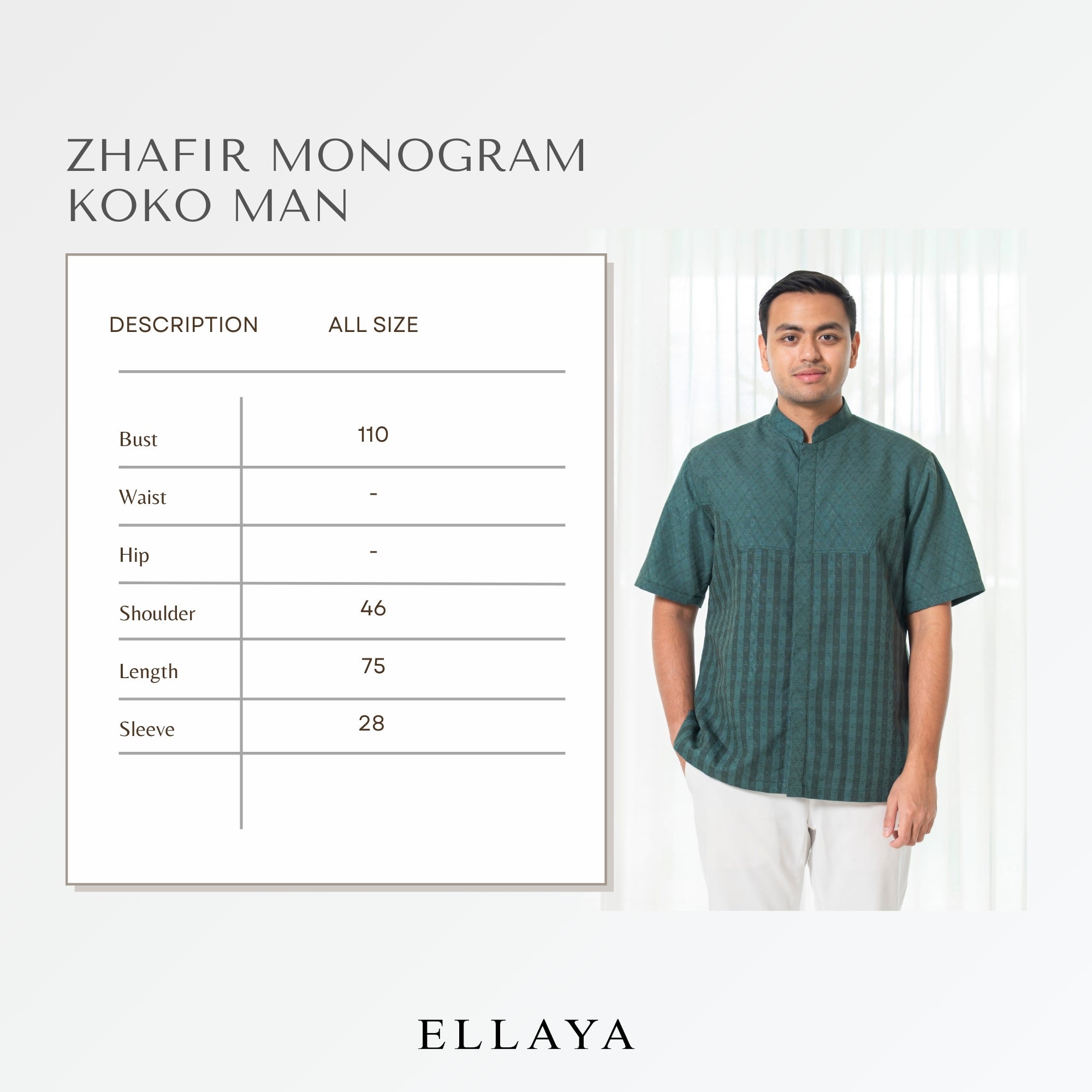 Zhafir Monogram Koko Man - Samira Series