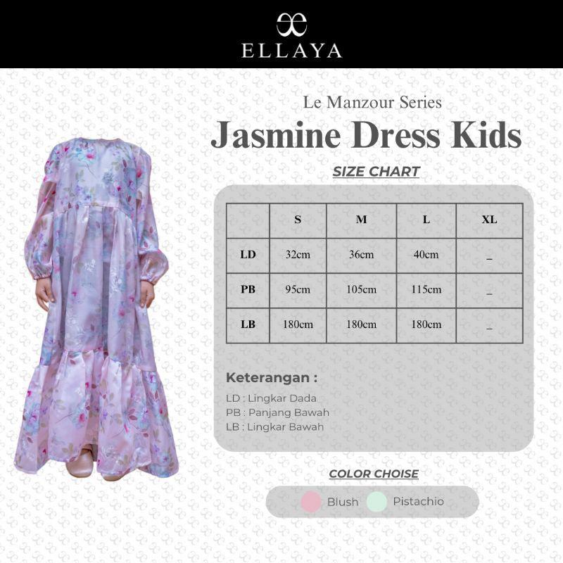 Jasmine Dress Kids - Le Manzour Series