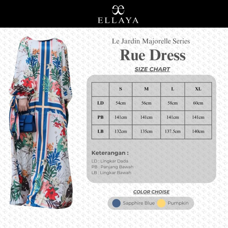 Rue Dress - Le Jardin Majorelle Series