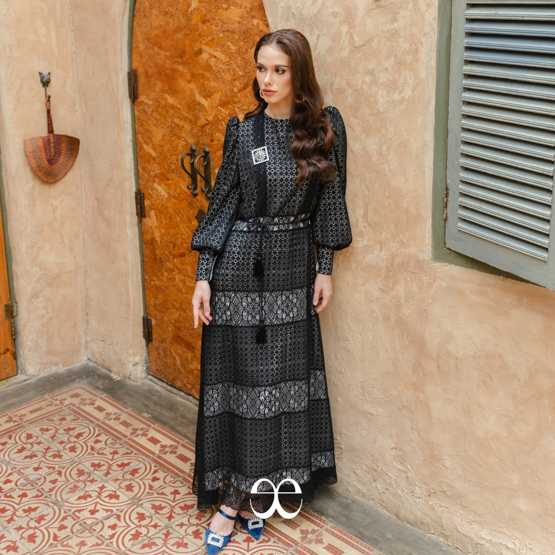 Minara Lace Dress - Papyrus Bloom Series
