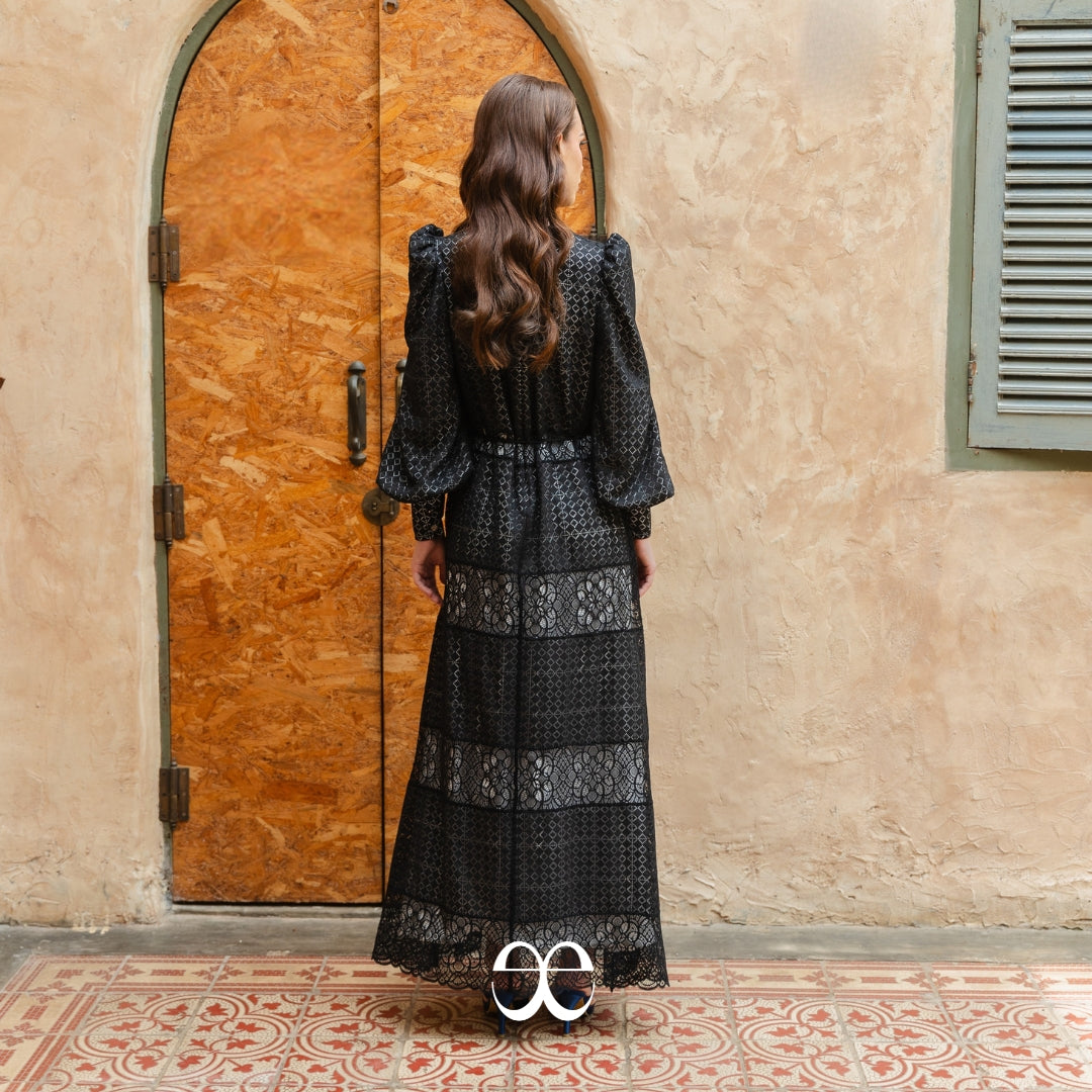 Minara Lace Dress - Papyrus Bloom Series