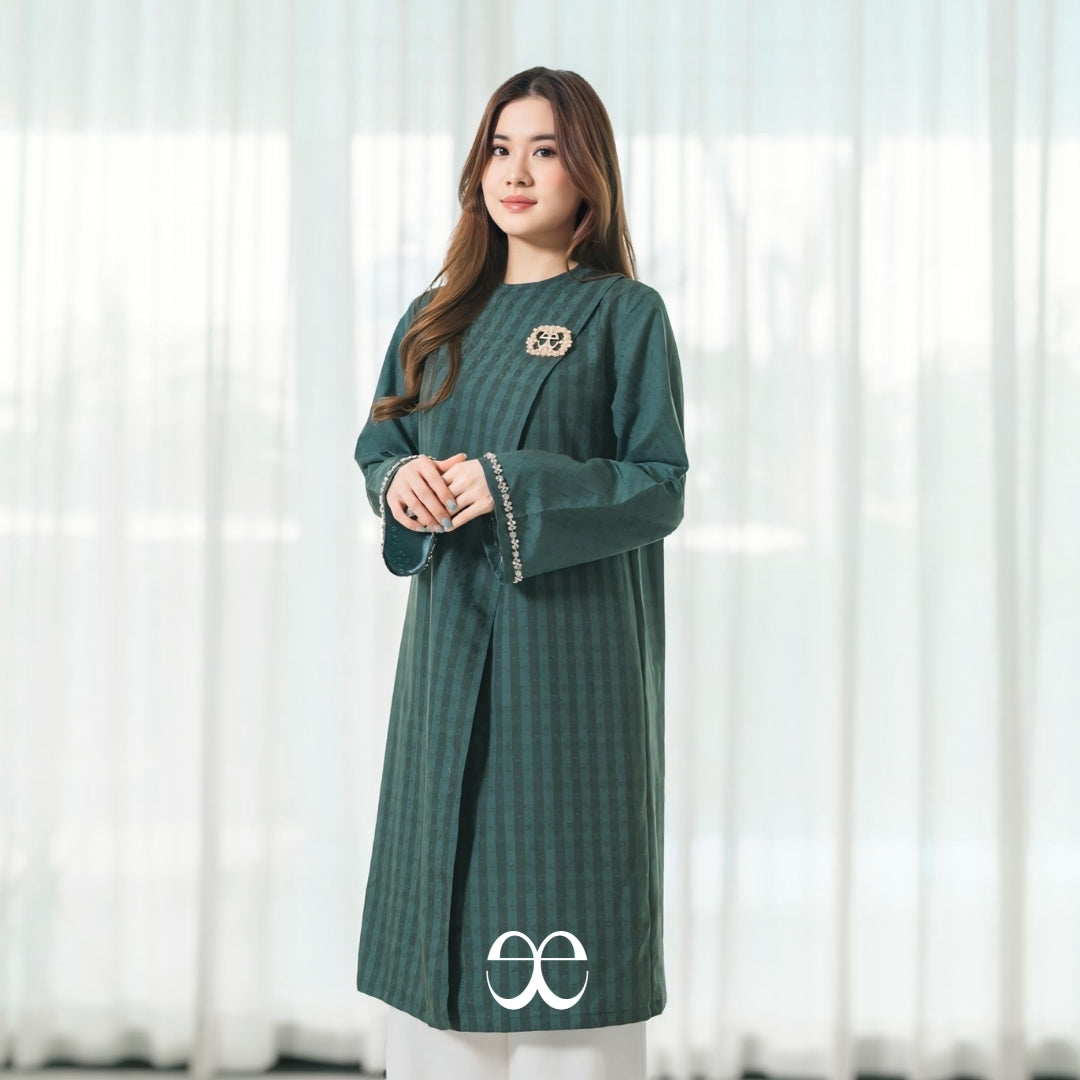 Claudya Dobby Monogram Tunic - Samira Series