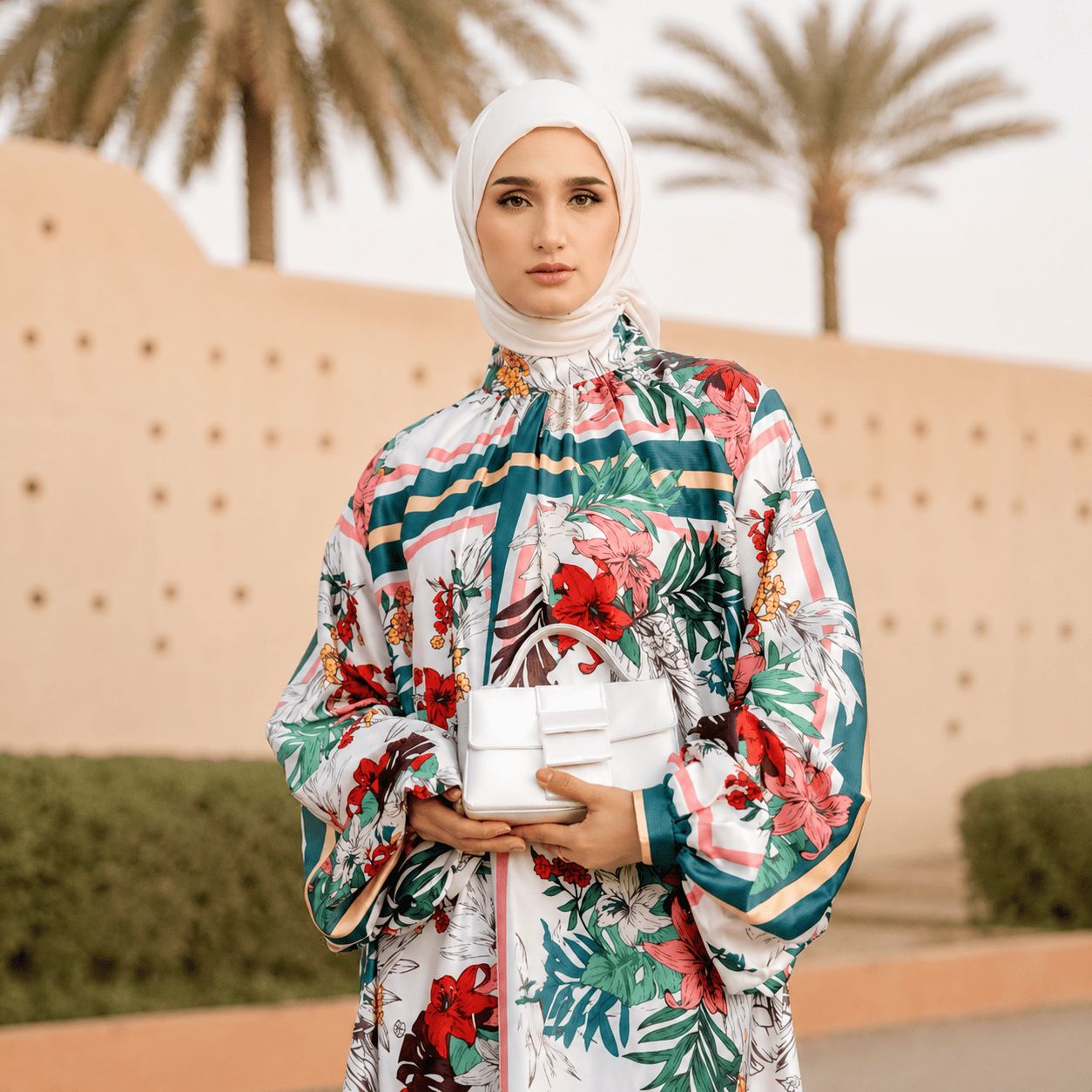 ELLAYA Tunik Wanita Satin Premium Pierre Series
