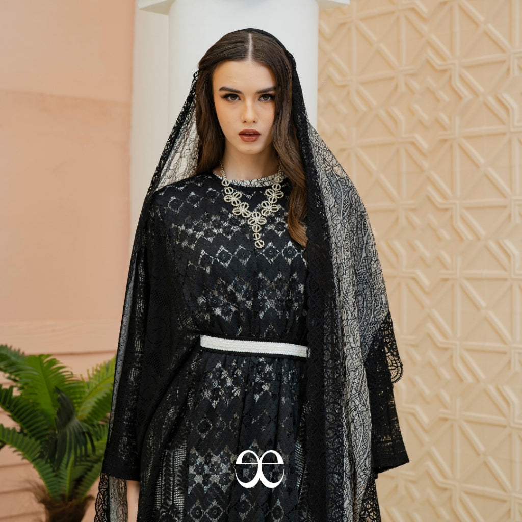 Zahra Lace Dress - Zahabiya Series