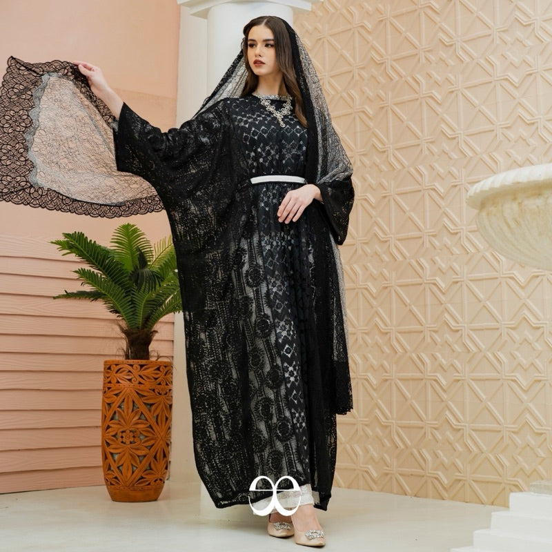 Zahra Lace Dress - Zahabiya Series